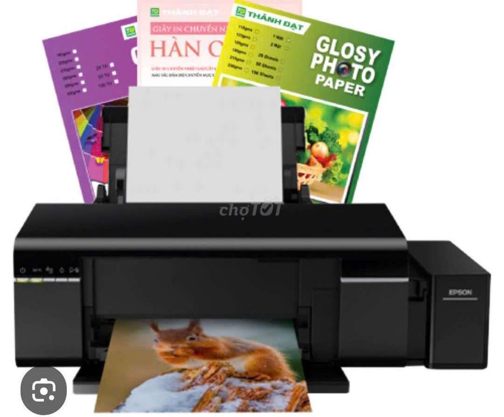 Máy in phun màu Epson L805 Đen Wi-Fi. Mua bán Đồ dùng văn phòng tại Quận Tân Bình Tp Hồ Chí Minh được đăng bởi Phụ tùng SH hình 1