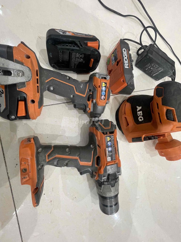 Bộ máy pin Mỹ ridgid 18v. Mua bán Đồ chuyên dụng, Giống nuôi trồng tại Quận 7 Tp Hồ Chí Minh được đăng bởi Đồ linh tinh hình 1