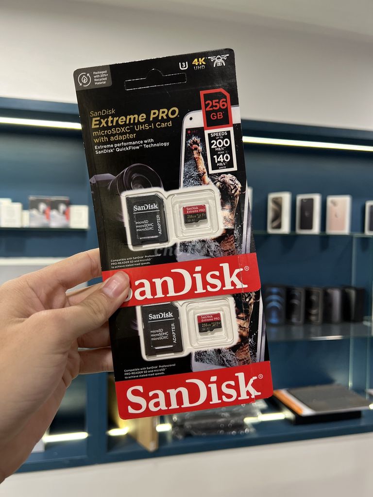 Thẻ nhớ Micro Sandisk Extreme Pro 200MB BH 5 năm