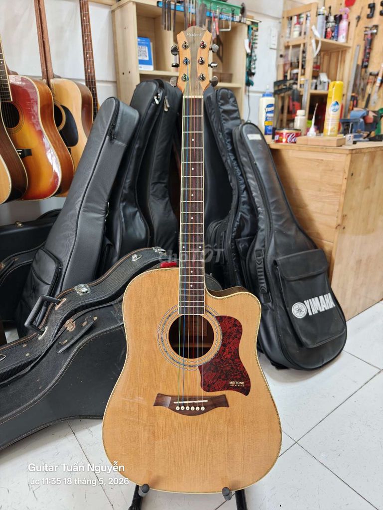 Đàn guitar Meitone gỗ màu Nâu. Mua bán Nhạc cụ tại Quận 10 Tp Hồ Chí Minh được đăng bởi Tuấn Nguyễn Guitar hình 1
