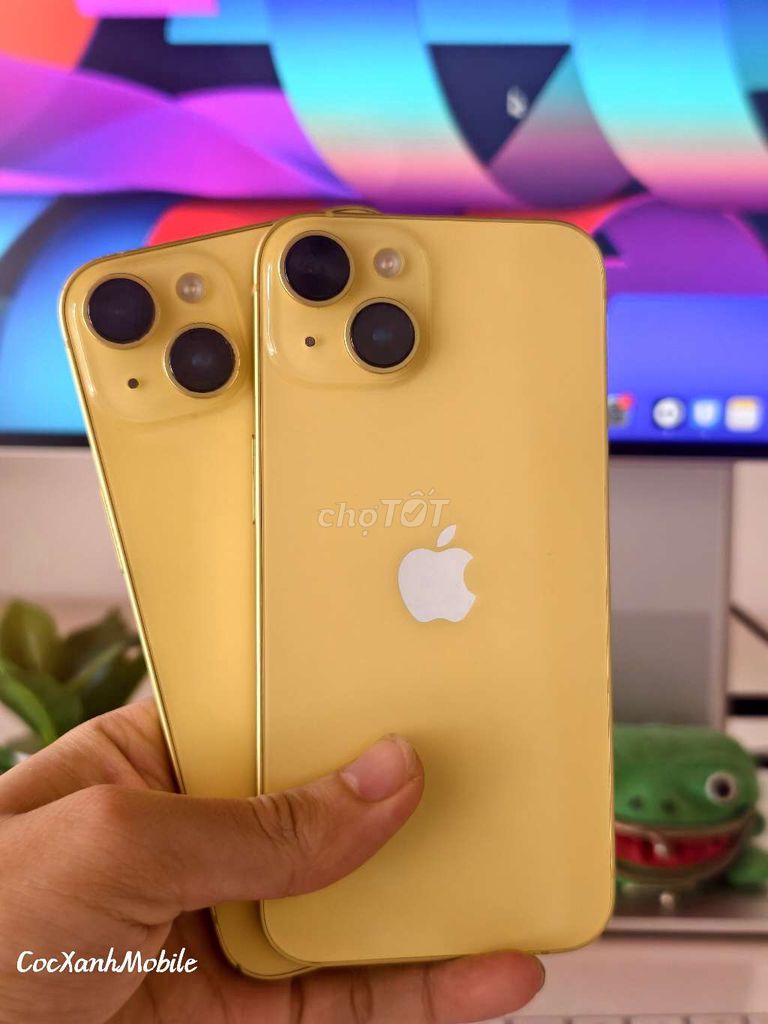 iPhone 14 128GB Quốc Tế, màu Vàng, Zin áp. Mua bán Điện thoại tại Quận Liên Chiểu Đà Nẵng được đăng bởi Minh Hiệp CócXanhMobile hình 1