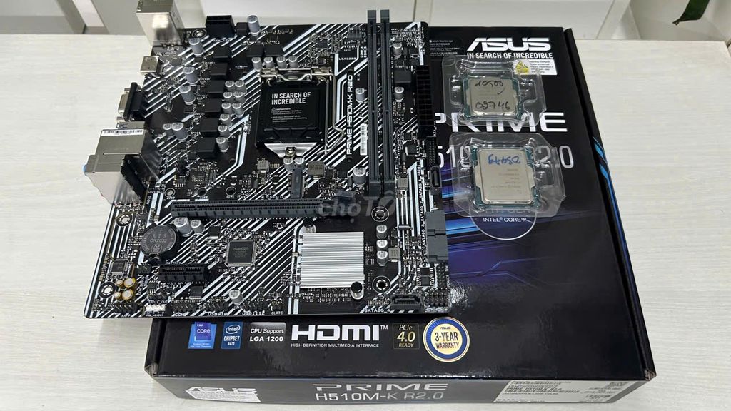 Combo mới hãng bảo hành 36 tháng H510 I5 10500