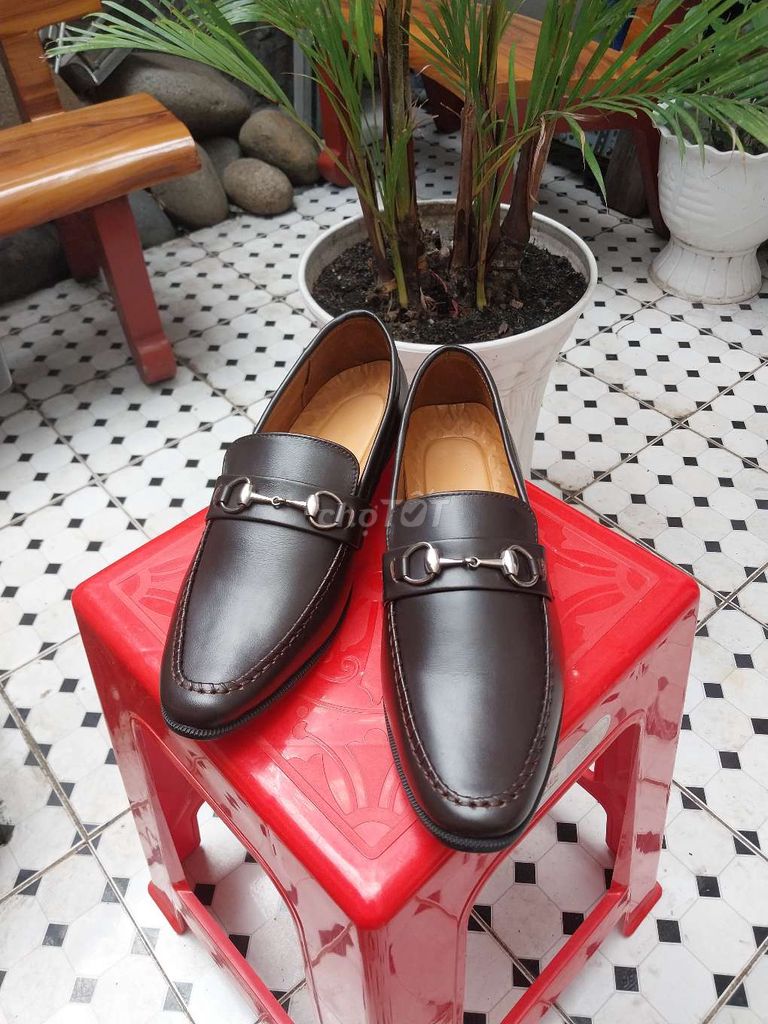 Giày nam mọi da thật size 40