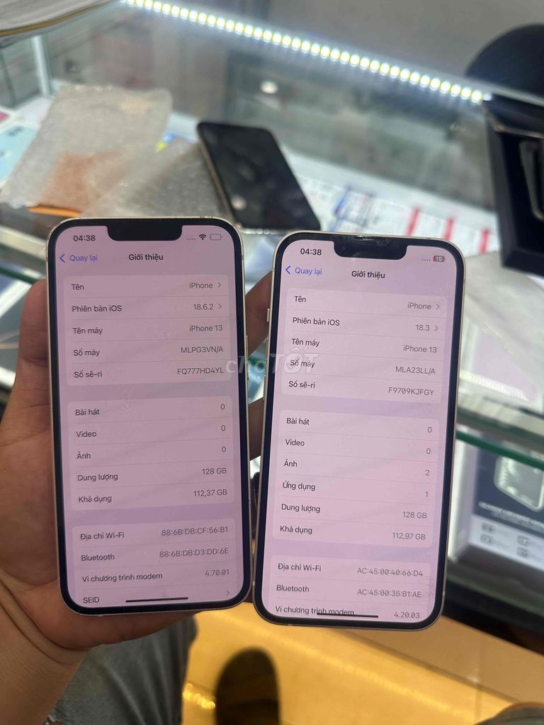 Apple iPhone 13 128GB Bạc Đã sử dụng. Mua bán Điện thoại tại Thành phố Thuận An Bình Dương được đăng bởi Trung Apple hình 1