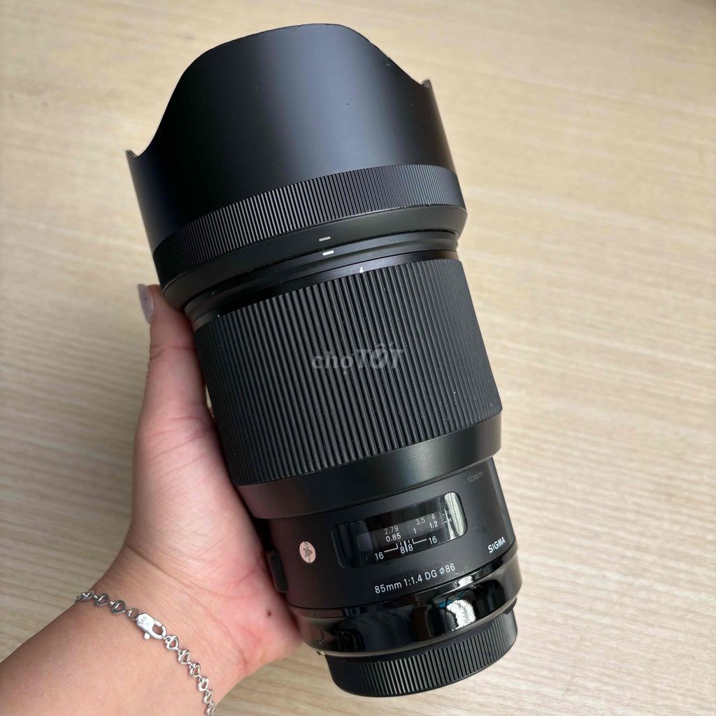 Ống kính Sigma 85mm f1.4 Art Canon Đen Đã sử dụng. Mua bán Máy ảnh, Máy quay tại Thành phố Thủ Đức Tp Hồ Chí Minh được đăng bởi Liễu Lê  hình 1