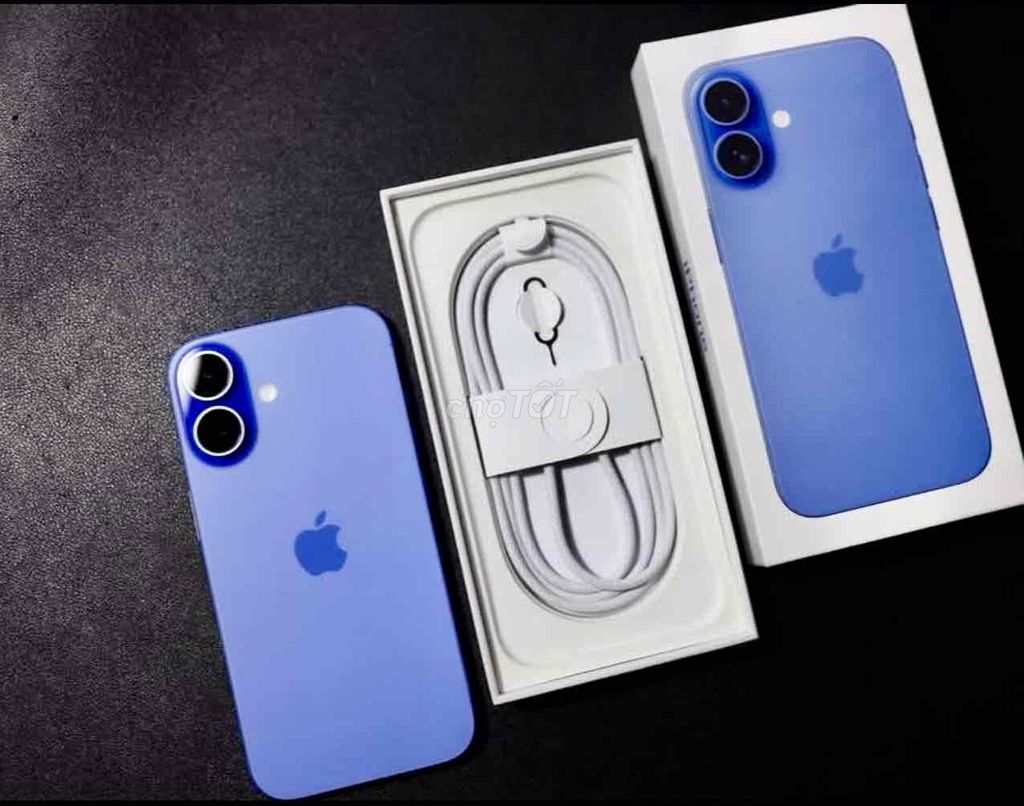 iPhone 16 128GB Blue FULLBOX NEW BH APPLE 09/2025. Mua bán Điện thoại tại Quận 10 Tp Hồ Chí Minh được đăng bởi iStockHCM hình 1