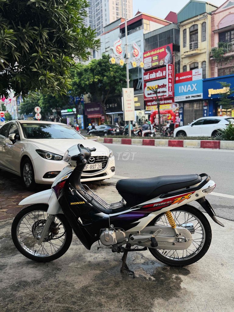 Honda Wave ZX белый, черный, фиолетовый