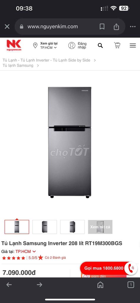 Tủ Lạnh Samsung inverter