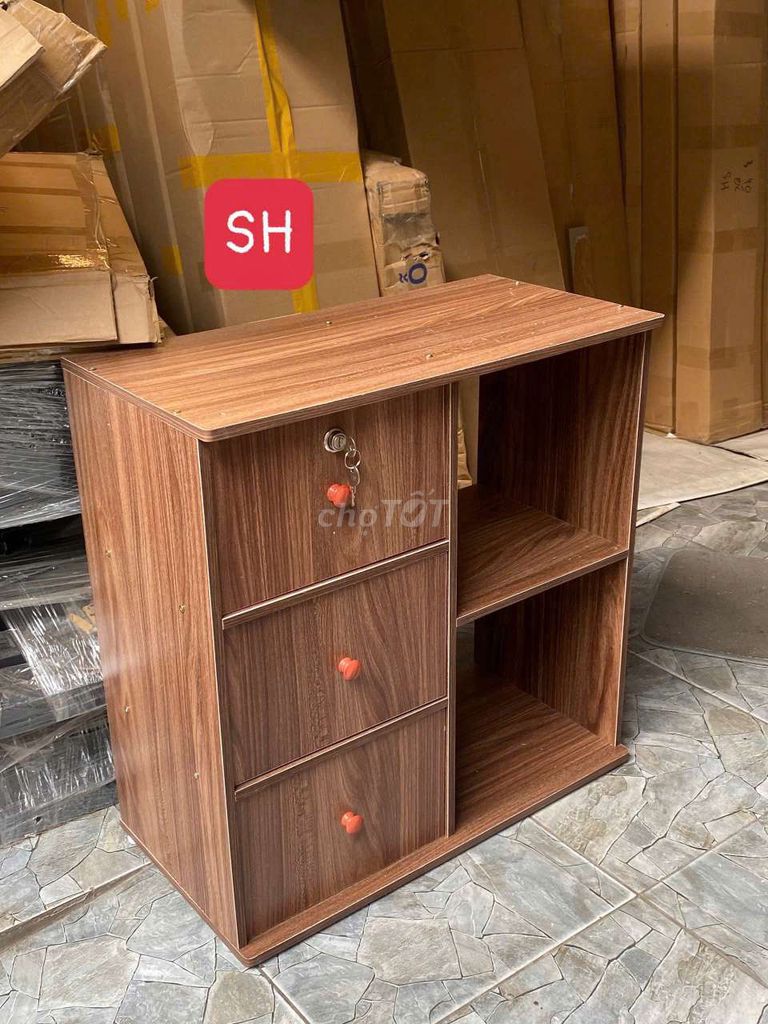 Tủ đầu giường Gỗ MDF Nâu Hiện đại. Mua bán Tủ, kệ gia đình tại Quận Cẩm Lệ Đà Nẵng được đăng bởi Ngọcn shop hình 1