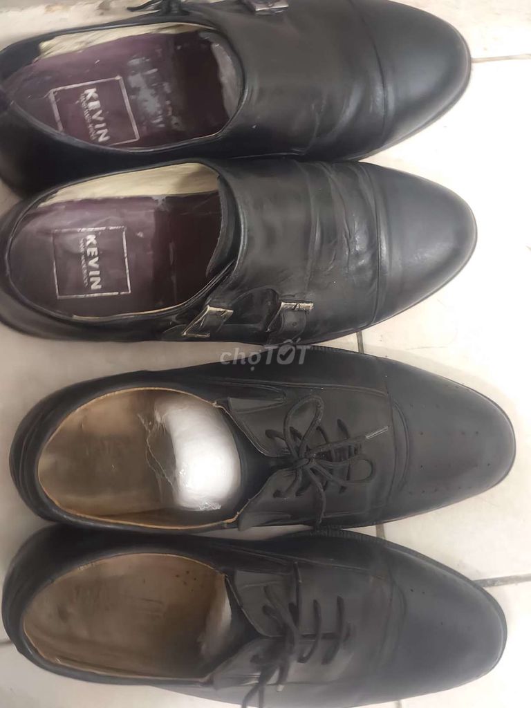 Giày tây Nam Da thật Đen size 38-40. Mua bán Giày dép tại Quận 8 Tp Hồ Chí Minh được đăng bởi Thuong hình 1