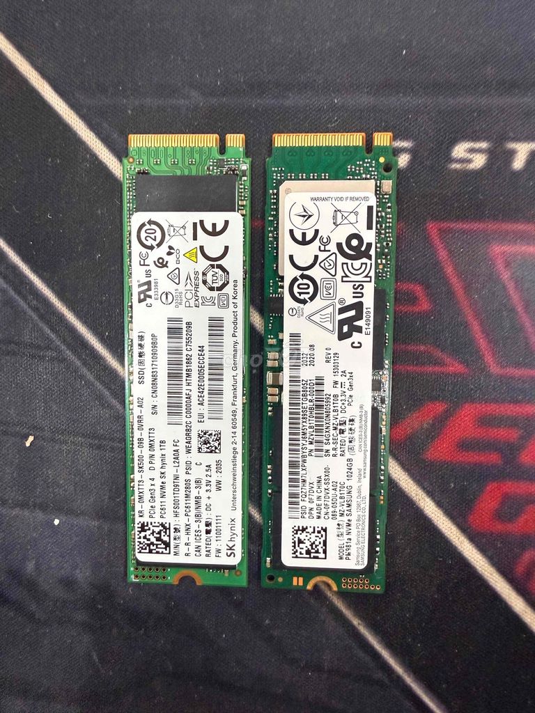 Ổ cứng SSD NVMe 1TB tốc độ nhanh. Mua bán Linh kiện (RAM, Card...) tại Quận Bắc Từ Liêm Hà Nội được đăng bởi Nguyễn Văn Phúc hình 1