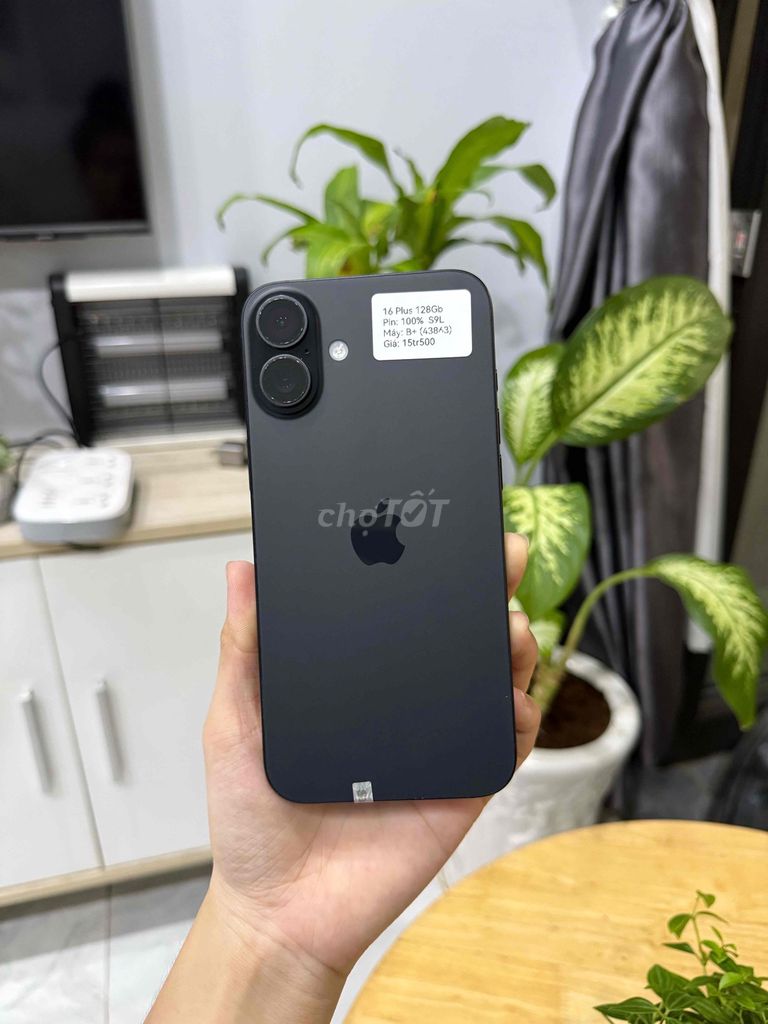 Apple iPhone 16 Plus 128GB Đen đẹp 98.5%. Mua bán Điện thoại tại Huyện Hóc Môn Tp Hồ Chí Minh được đăng bởi Luân Hoài hình 1