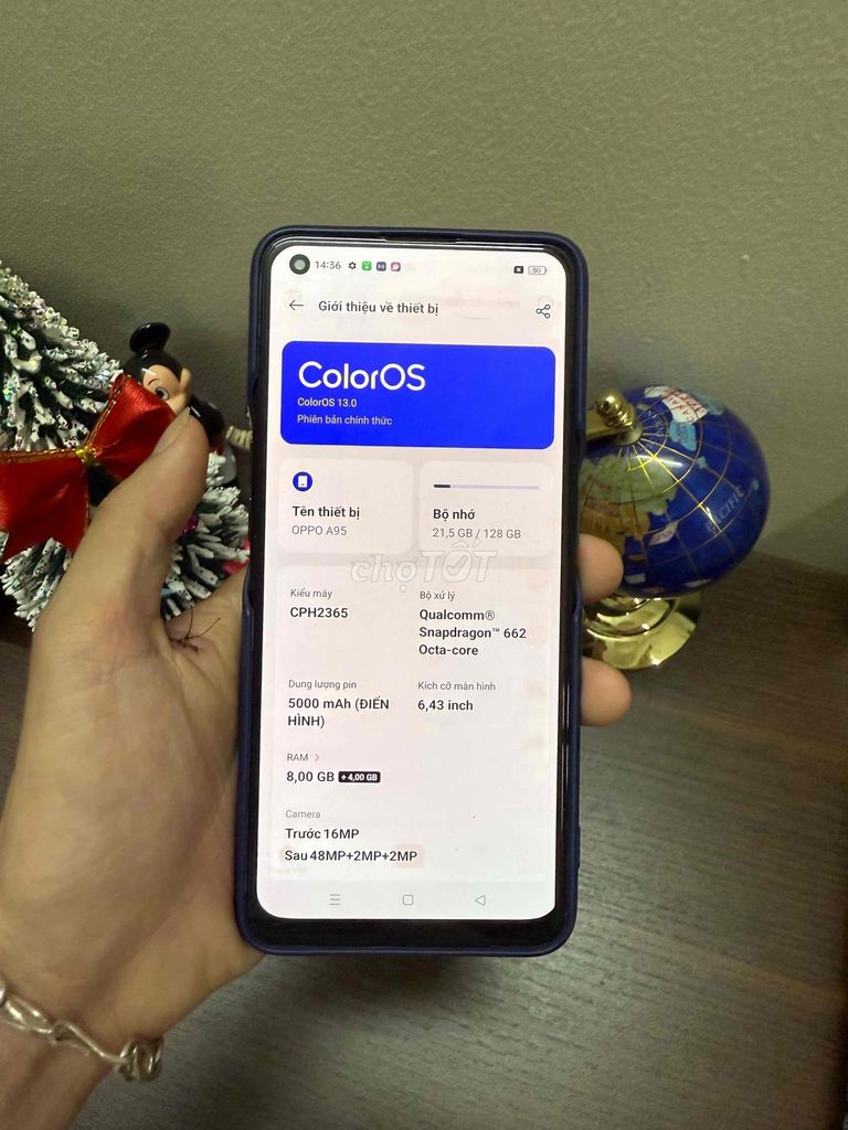 Oppo A95 99% ram8/128gb full chức năng