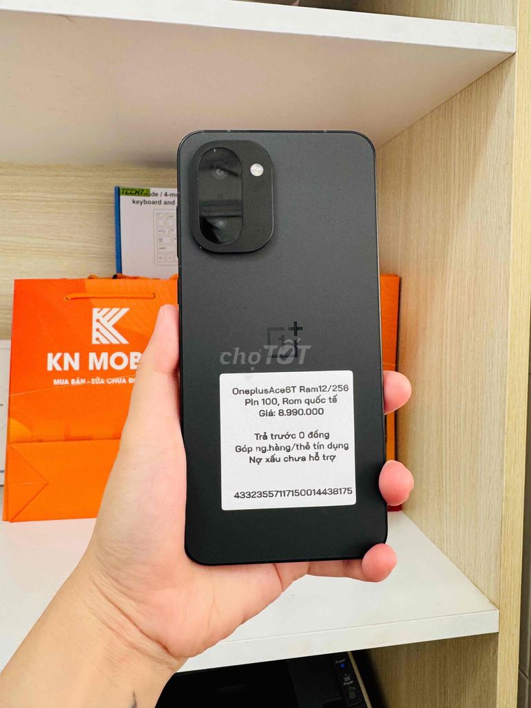 OnePlus ACE 6T 256GB Đen ( có trả góp). Mua bán Điện thoại tại Thành phố Long Xuyên An Giang được đăng bởi Ngân KNmobile An Giang  hình 1