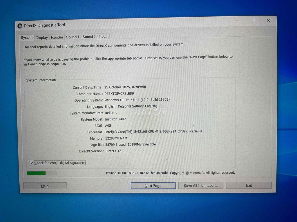 dell gaming 7447. Mua bán Laptop tại Quận Lê Chân Hải Phòng được đăng bởi Béo hình 1