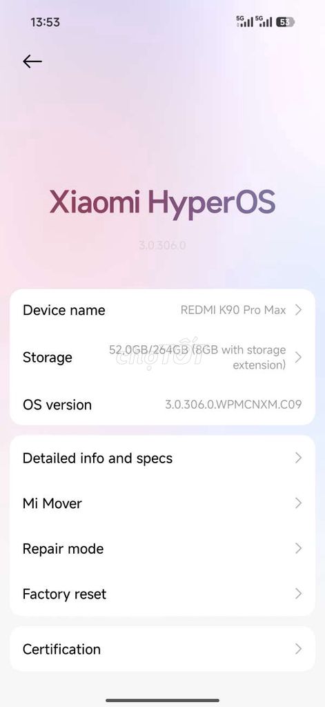Xiaomi K90 Pro Max 256GB Xanh 12GB. Mua bán Điện thoại tại Huyện Bình Chánh Tp Hồ Chí Minh được đăng bởi Tân hình 1
