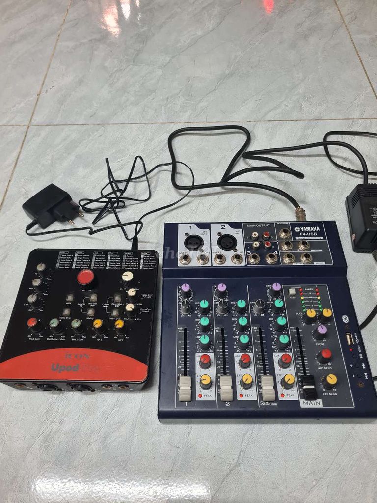 Mixer Yamaha F4-USB Xanh Đen Rất mới đẹp. Mua bán Tivi, Âm thanh tại Quận 8 Tp Hồ Chí Minh được đăng bởi Phi hình 1