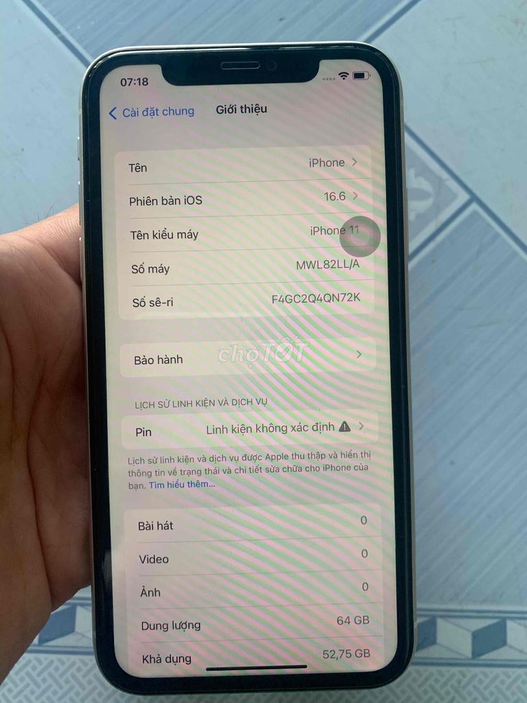 Cần bán iphone 11 quốc tế 64gb full chức năng