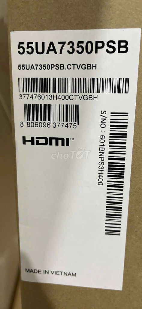 Tivi LG 55UA7350 hàng đập hộp. Mua bán Tivi, Âm thanh tại Quận Cẩm Lệ Đà Nẵng được đăng bởi Nguyễn Thị Ngọc hình 1