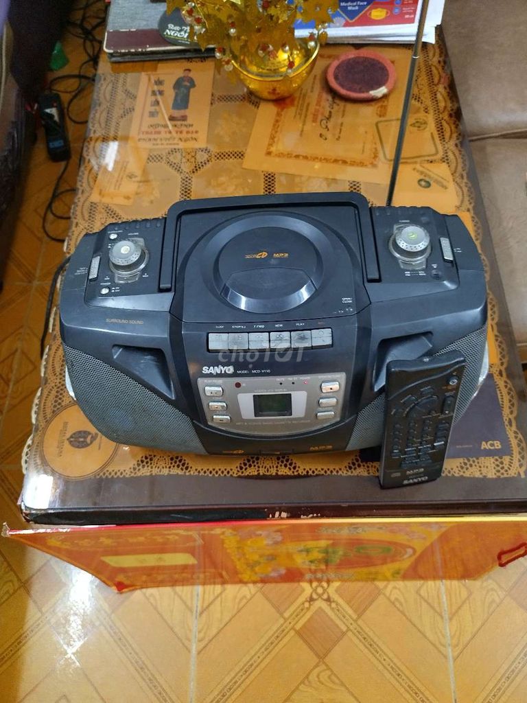Giá xác radio Sharp Japan có nguồn+ remote. Mua bán Tivi, Âm thanh tại Quận Tân Bình Tp Hồ Chí Minh được đăng bởi AHuy hình 1