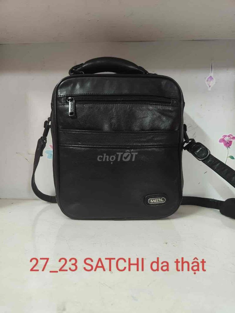 Đeo chéo SATCHI size 23x27 nhiều ngăn tiện lợi