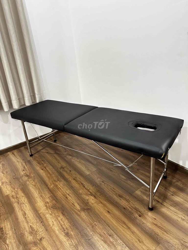 Giường massage Inox da Đen gấp gọn. Mua bán Giường, chăn ga gối nệm tại Quận 10 Tp Hồ Chí Minh được đăng bởi Đào Tuấn Kiệt hình 1