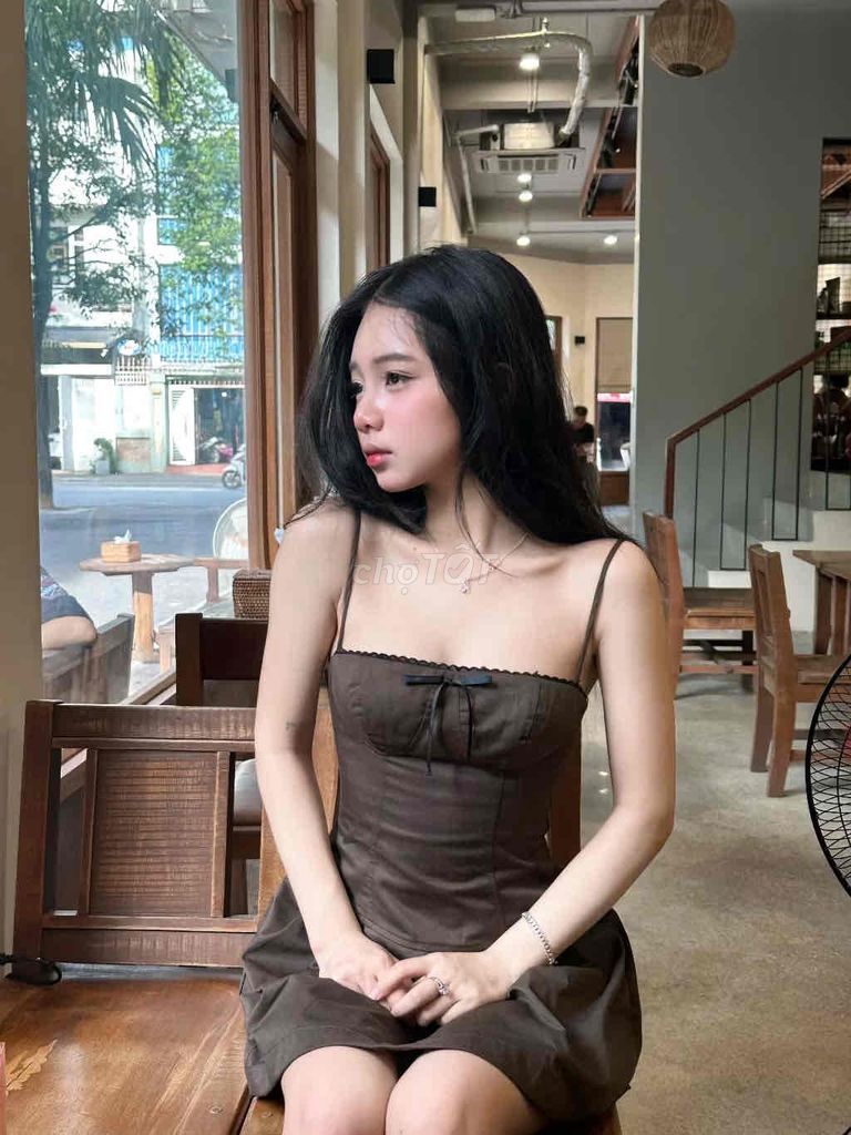 Đầm Nữ Nâu XS Mới. Mua bán Quần áo tại Huyện Phú Thiện Gia Lai được đăng bởi vyvy hình 1