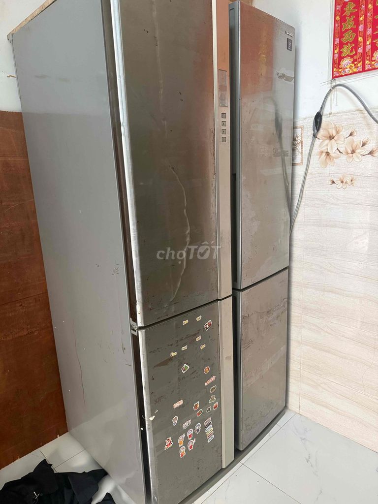 Tủ lạnh Sharp 4 cánh Bạc. Mua bán Tủ lạnh tại Quận Bình Tân Tp Hồ Chí Minh được đăng bởi My hình 1
