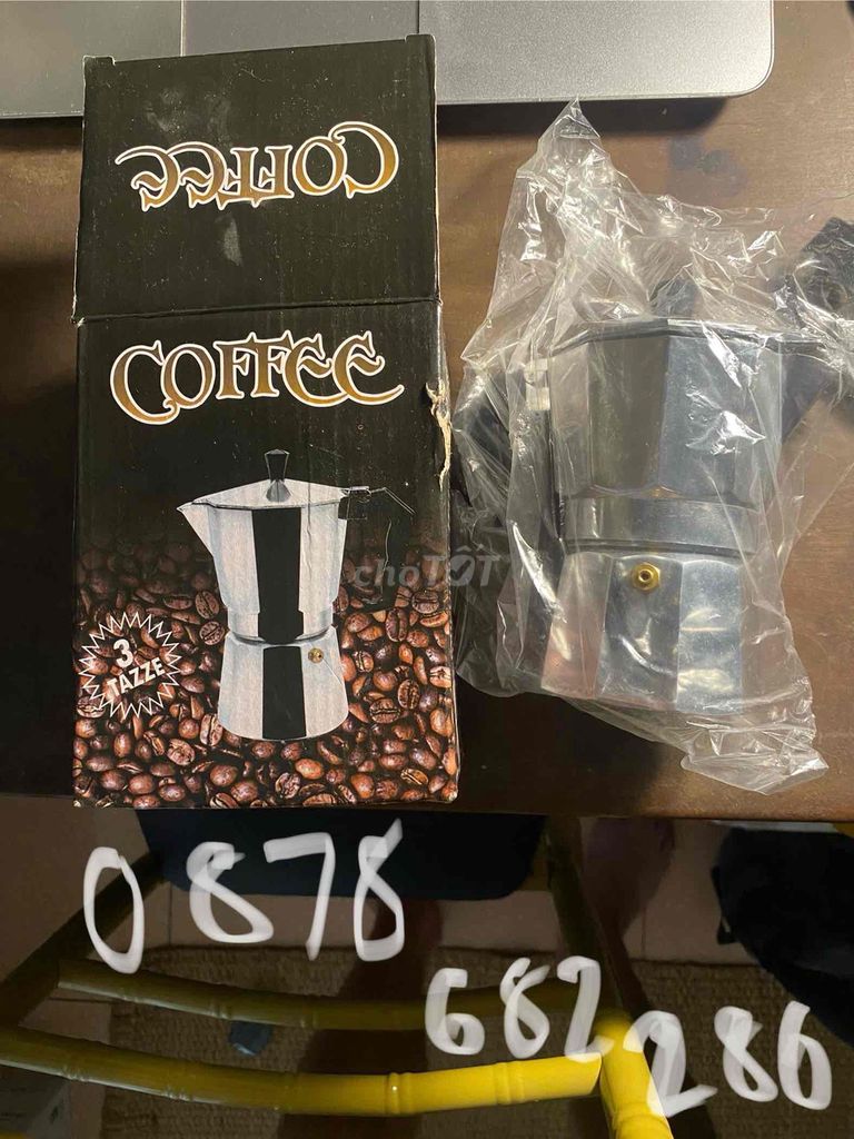 Ấm pha cà phê moka pot 150ml new. Mua bán Dụng cụ nhà bếp tại Quận Long Biên Hà Nội được đăng bởi Trần minh hình 1