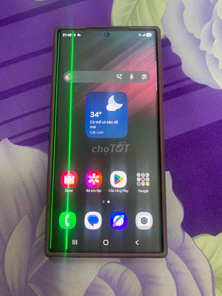 Samsung Galaxy S22 Ultra Tím Sọc màn hình. Mua bán Điện thoại tại Thành phố Vĩnh Long Vĩnh Long được đăng bởi Giang hình 1