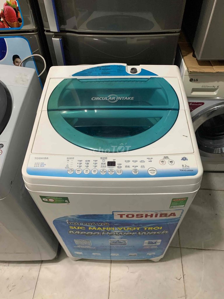 Máy Giặt Toshiba 8.2kg bao ship bao lắp đặt bh3th