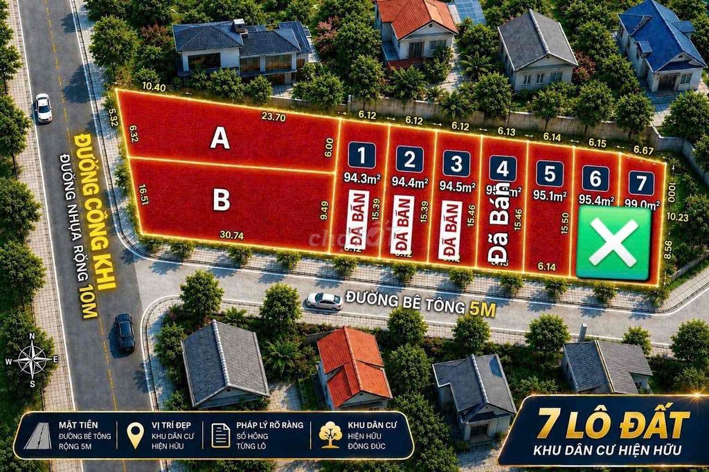 Hạn Giá Bán Gấp Đất 6x15m Shr Hẻm 5m 1/40m Dương Công Khi Gần Chợ XTT