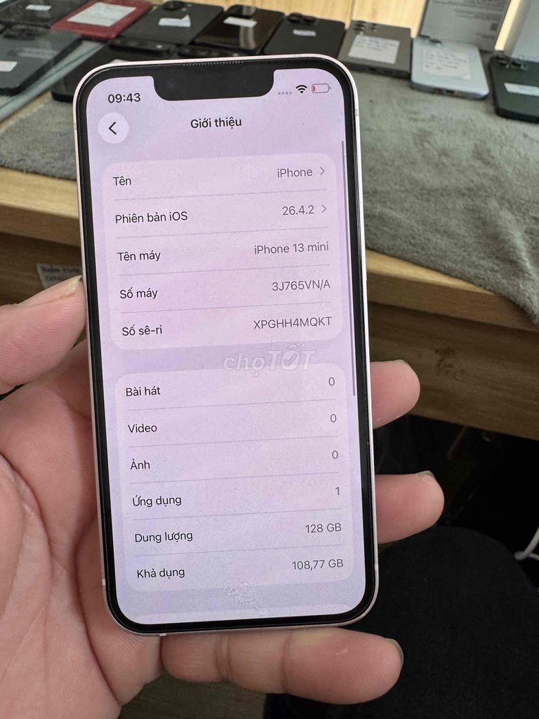 iPhone 13 Mini 128GB Hồng Đã sử dụng. Mua bán Điện thoại tại Quận Đống Đa Hà Nội được đăng bởi Lê Khuyến hình 1