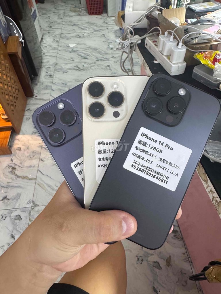 Apple iPhone 14 Pro 128GB QT cho ae Hssv. Mua bán Điện thoại tại Quận 11 Tp Hồ Chí Minh được đăng bởi Thảo Trần hình 1