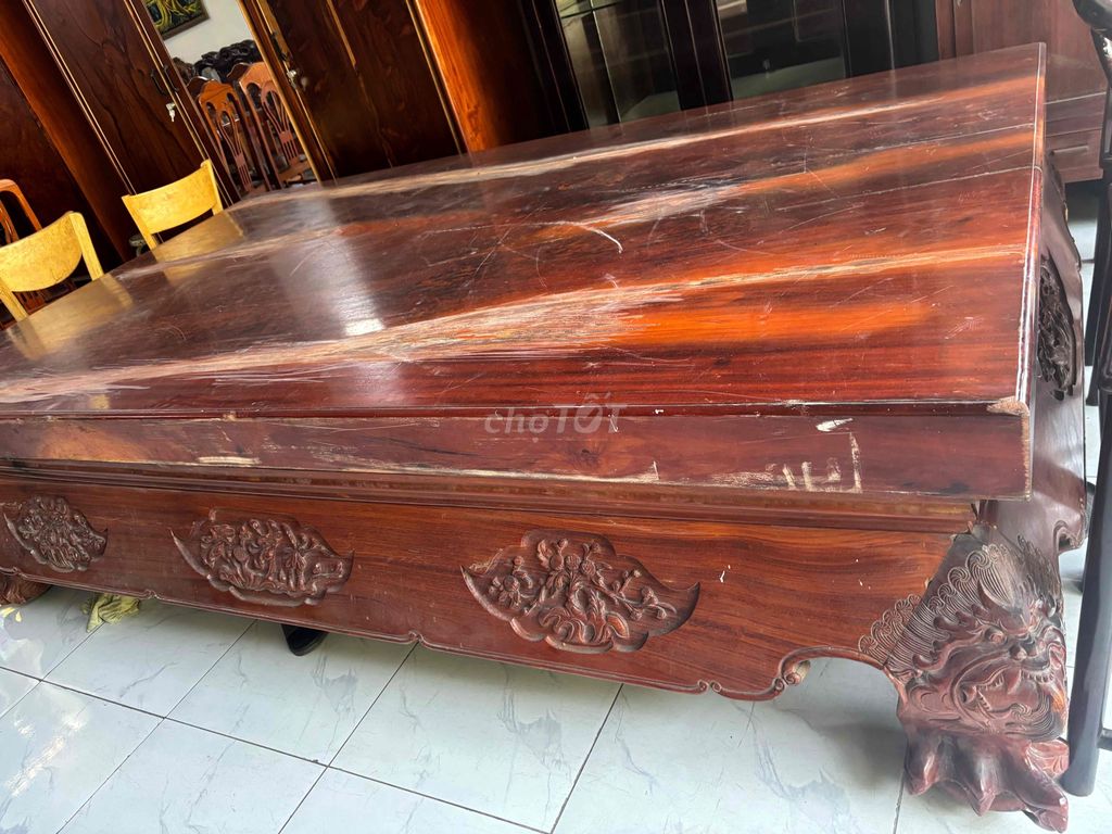 Sập gỗ Gỗ nguyên tấm Nâu đỏ. Mua bán Nội thất, đồ gia dụng khác tại Quận Tân Phú Tp Hồ Chí Minh được đăng bởi Ngoc ánh hình 1