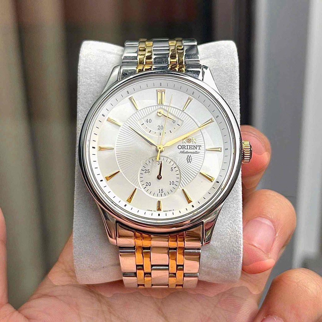 Đồng hồ Orient Nam Thép không gỉ kính sapphie. Mua bán Đồng hồ tại Quận Tây Hồ Hà Nội được đăng bởi Ông Tòng hình 1