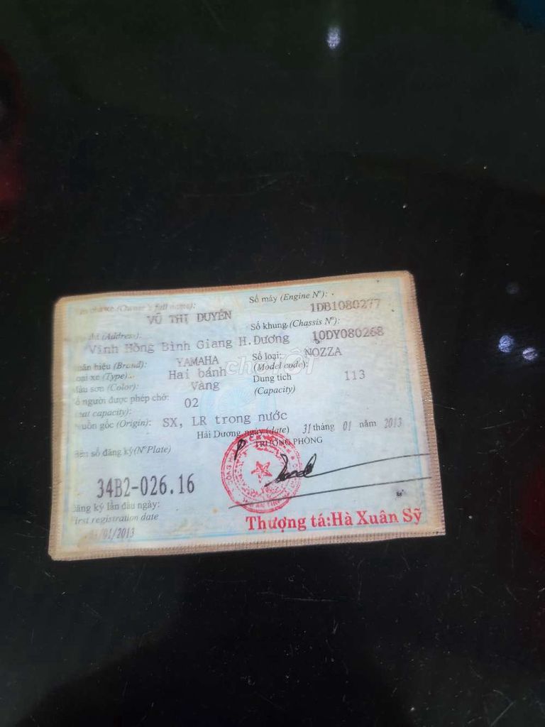 Yamaha noza 2013 Fi. Không lỗi lầm. Mua bán Xe máy tại Quận Bắc Từ Liêm Hà Nội được đăng bởi Thu Hương hình 5