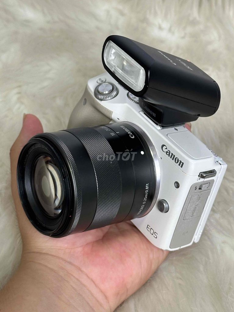 Máy ảnh Canon M3 kèm lens 18-55mm. Mua bán Máy ảnh, Máy quay tại Quận 5 Tp Hồ Chí Minh được đăng bởi Phan Thế Phong  hình 1