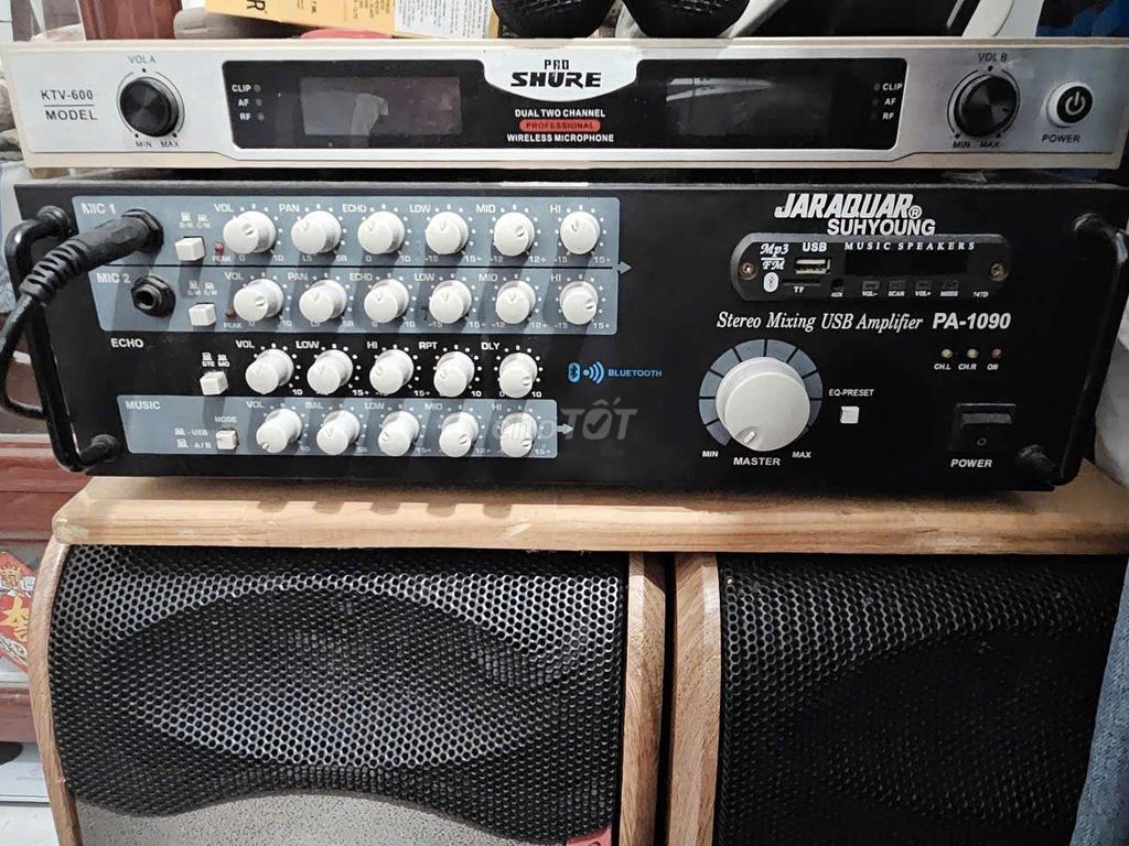 Dàn karaoke +  micro Shure KTV-600. Mua bán Tivi, Âm thanh tại Thành phố Châu Đốc An Giang được đăng bởi Nam hình 1