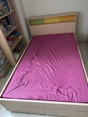 Giường 1.2x2m, tủ 1.4x2m, xuất xứ Đài Loan