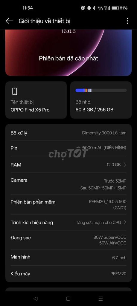 OPPO Find X5 Pro 256GB. Mua bán Điện thoại tại Quận Thanh Khê Đà Nẵng được đăng bởi Trí omar hình 1