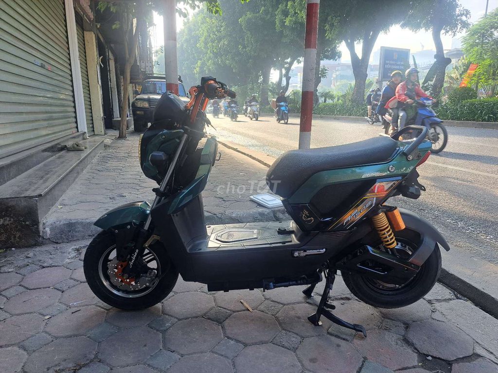 Xe máy điện  Zoomer Anbico Xanh đen. Mua bán Xe điện tại Quận Đống Đa Hà Nội được đăng bởi Thiên Hương hình 1