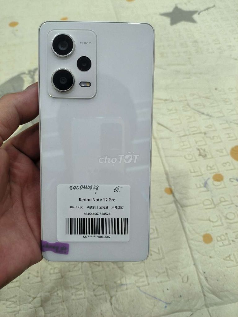 Xiaomi Redmi Note 12 Pro 128GB Trắng Like New. Mua bán Điện thoại tại Quận Hoàng Mai Hà Nội được đăng bởi Nguyennoi hình 1