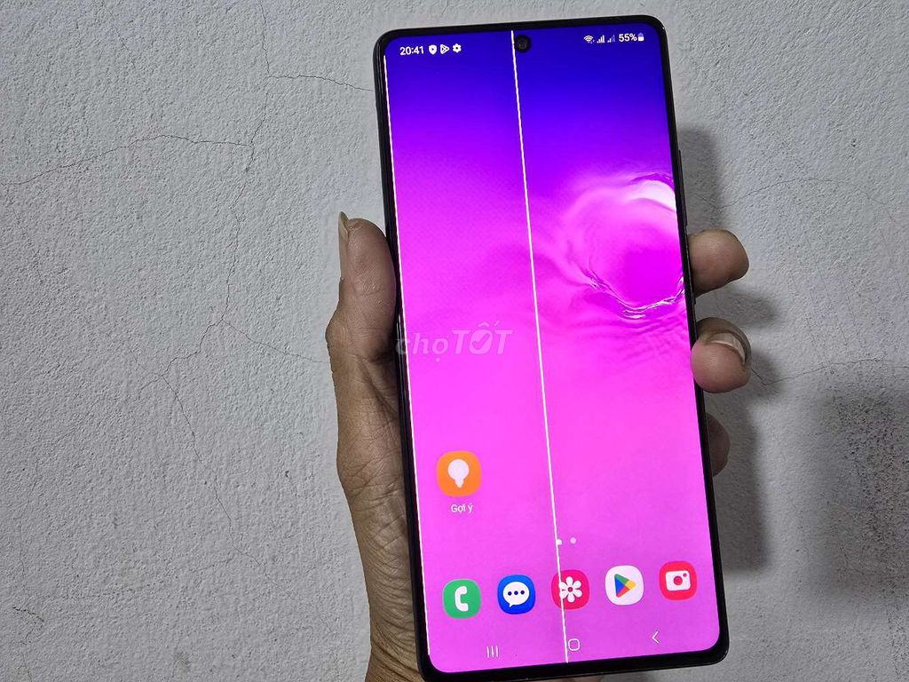 Samsung S10 Lite VN 2 Sim May zin đep 8+128G 855