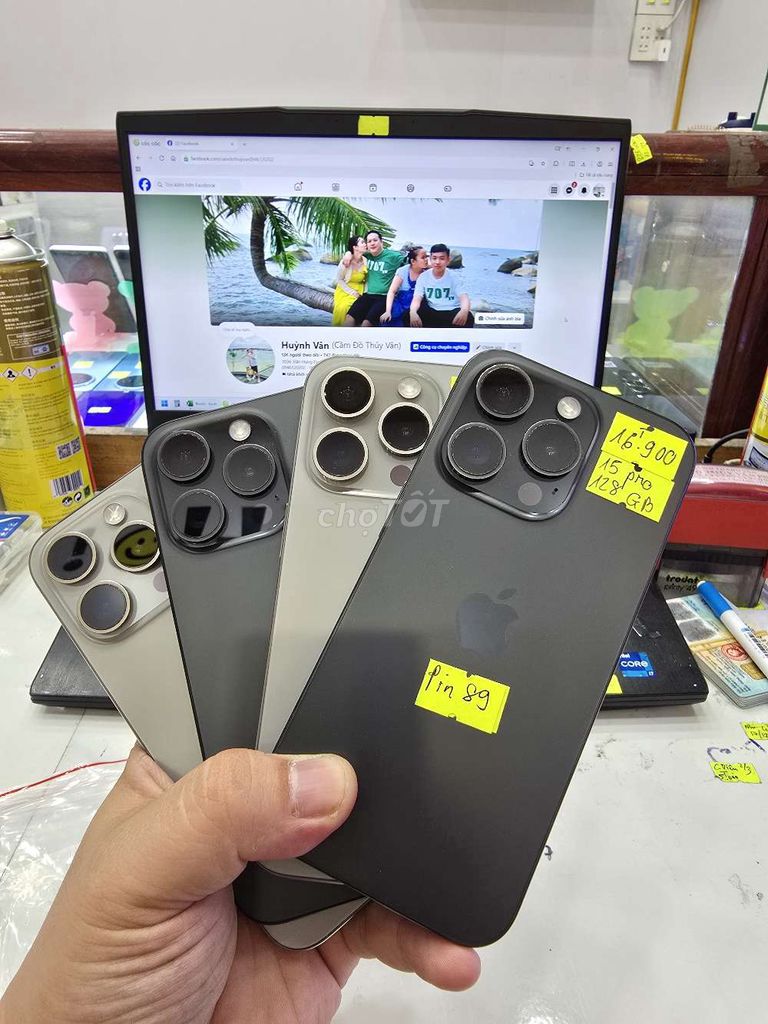 Iphone 15 Pro 128GB - 256GB - Có Ổ Sim. Mua bán Điện thoại tại Thành phố Long Xuyên An Giang được đăng bởi Facebook Cầm Đồ Thúy Vân hình 1