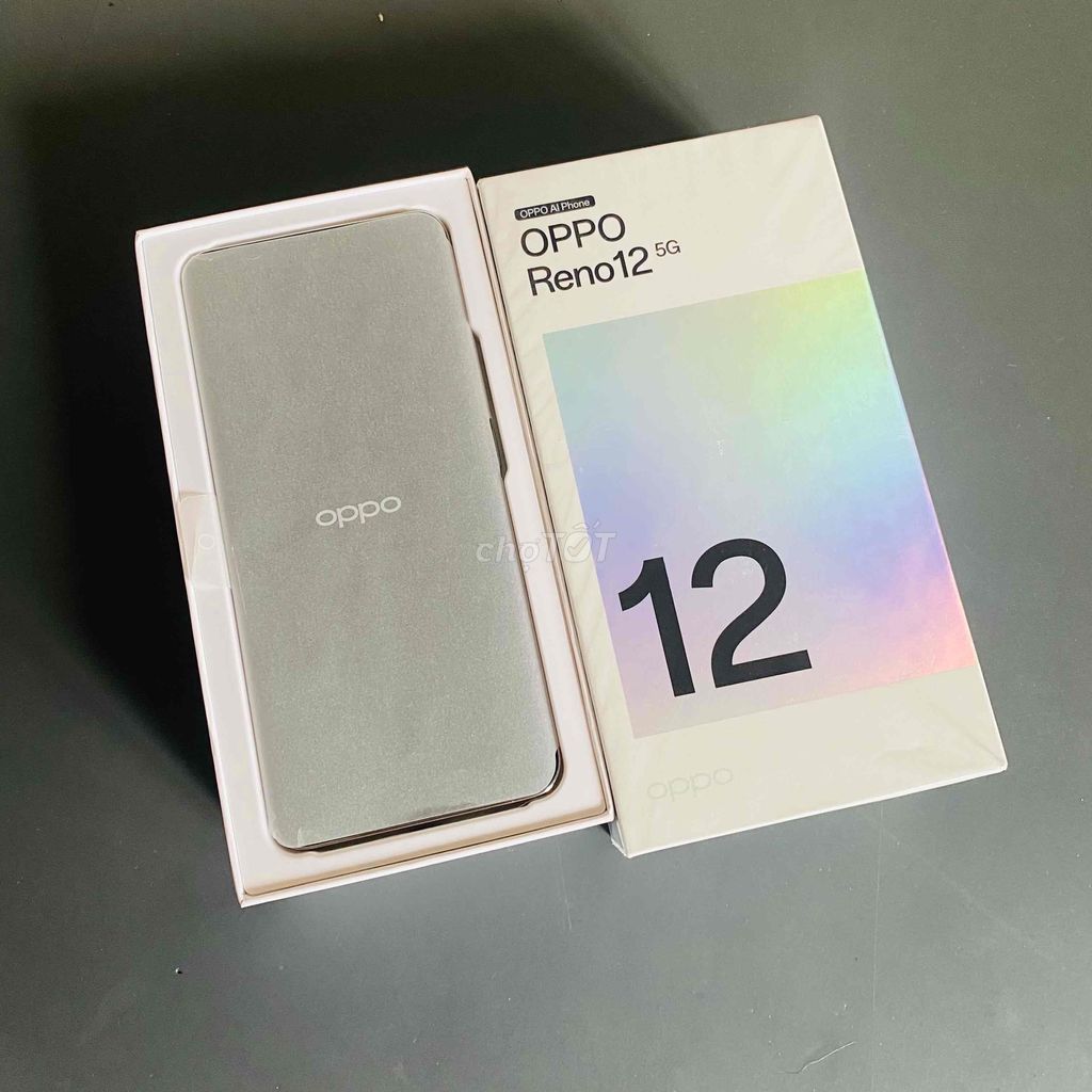 Oppo Reno 12 5G 256Gb chính hãng mới 100% màu bạc