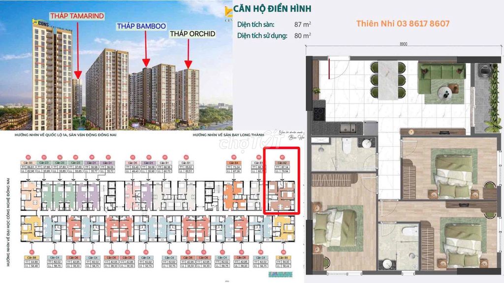 CĂN HỘ 3PN NGAY TRUNG TÂM TP BIÊN HOÀ GIÁ ĐỢT 1