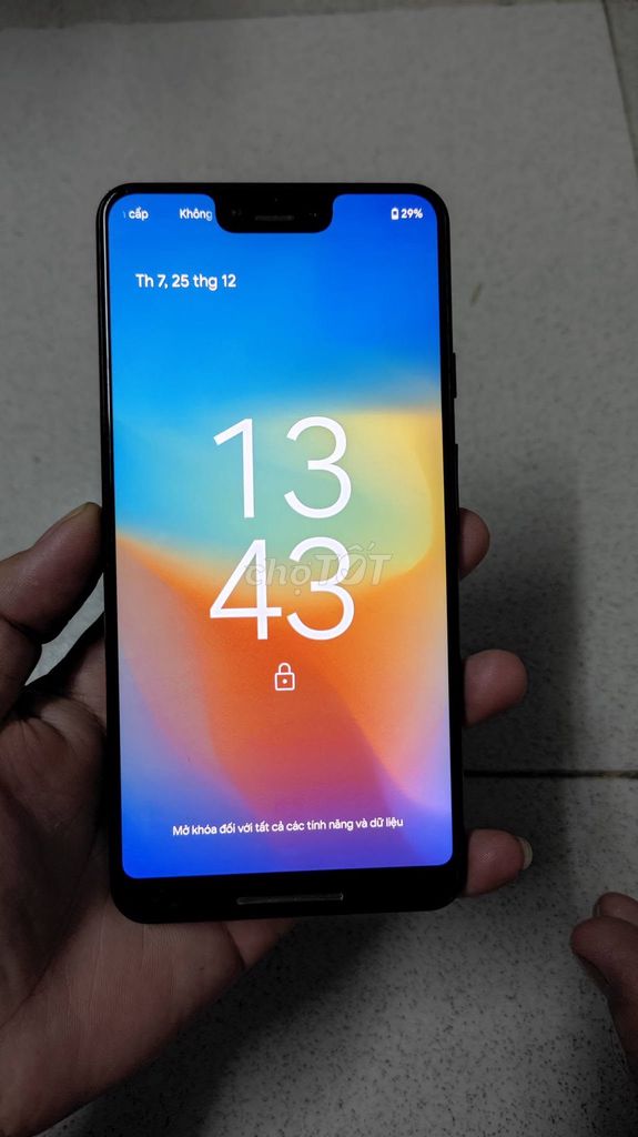 Google Pixel 3XL Đen Lên hình màn đẹp, liệt cảm ứng. Mua bán Điện thoại tại Quận 10 Tp Hồ Chí Minh được đăng bởi Hội Đồ Điện Tử hình 1