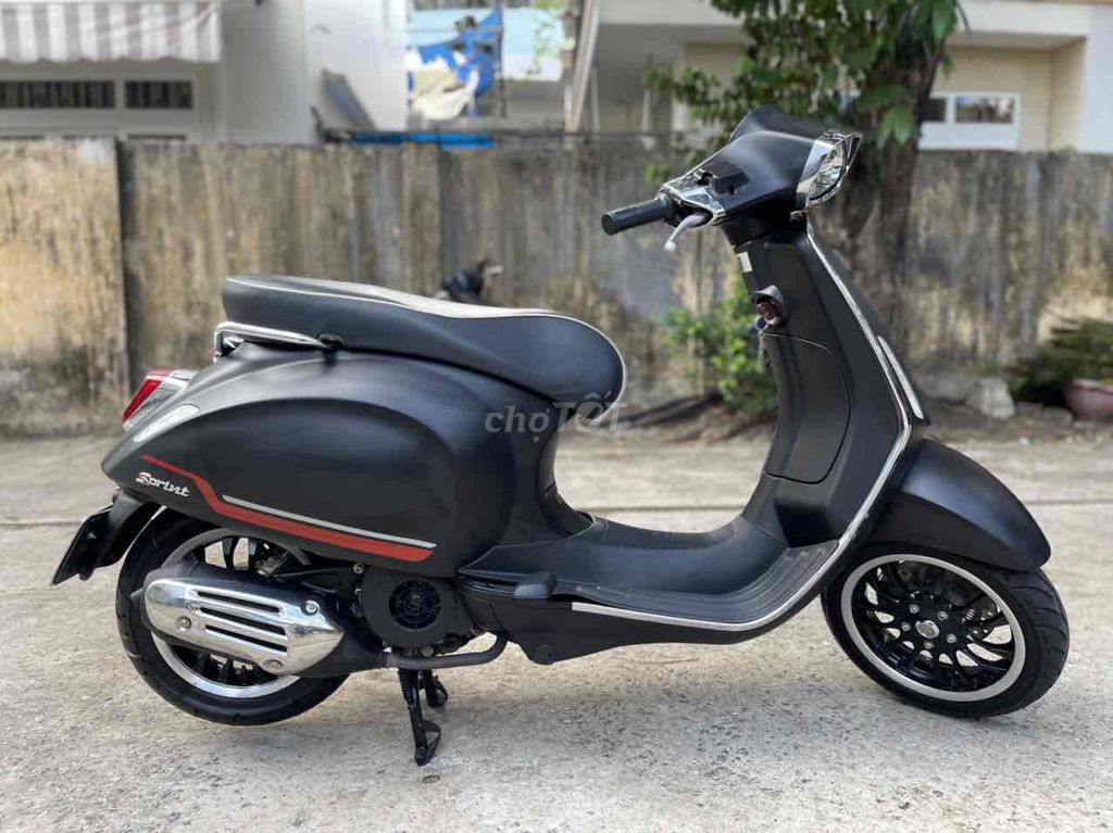 Vespa 150 đen 2021 xe mây móc rin êm chạy mượt