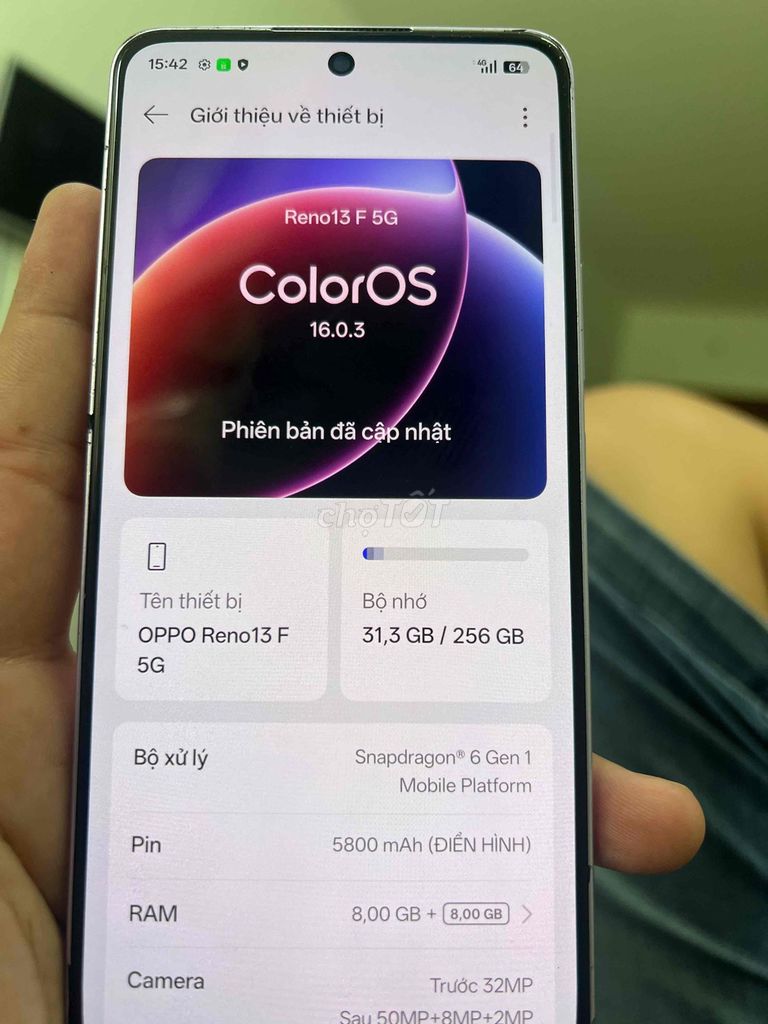 Oppo Reno 13 F 5G Tím 256GB. Mua bán Điện thoại tại Quận 12 Tp Hồ Chí Minh được đăng bởi Lê gia phát hình 1